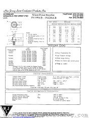 1N1202RA datasheet pdf New Jersey Semiconductor