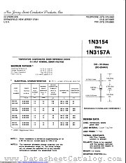 1N3157B datasheet pdf New Jersey Semiconductor