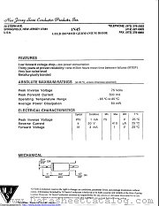 1N45 datasheet pdf New Jersey Semiconductor