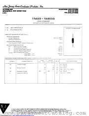 1N459C datasheet pdf New Jersey Semiconductor