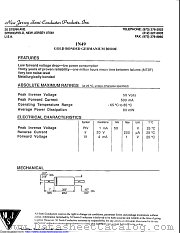 1N49 datasheet pdf New Jersey Semiconductor