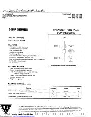20KP256 datasheet pdf New Jersey Semiconductor