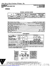 2N1842A datasheet pdf New Jersey Semiconductor
