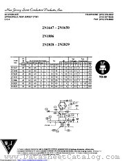 2N1886 datasheet pdf New Jersey Semiconductor