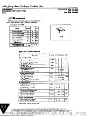 2N2137 datasheet pdf New Jersey Semiconductor
