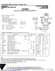 2N2868 datasheet pdf New Jersey Semiconductor