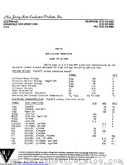 2N3119 datasheet pdf New Jersey Semiconductor