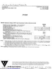 2N3265 datasheet pdf New Jersey Semiconductor