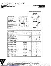 2N3510 datasheet pdf New Jersey Semiconductor