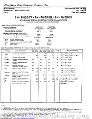 2N3568-1 datasheet pdf New Jersey Semiconductor