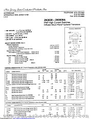 2N3638A datasheet pdf New Jersey Semiconductor
