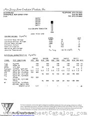 2N3711A datasheet pdf New Jersey Semiconductor