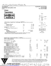 2N3858 datasheet pdf New Jersey Semiconductor