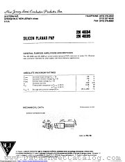 2N4035 datasheet pdf New Jersey Semiconductor