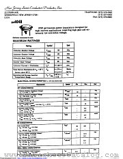 2N4048 datasheet pdf New Jersey Semiconductor