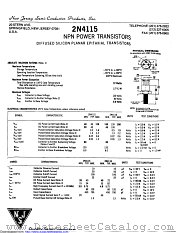 2N4115 datasheet pdf New Jersey Semiconductor