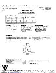 2N4338-DIE datasheet pdf New Jersey Semiconductor