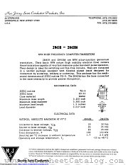 2N439A datasheet pdf New Jersey Semiconductor