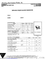 2N5157 datasheet pdf New Jersey Semiconductor