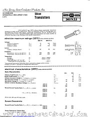 2N5174 datasheet pdf New Jersey Semiconductor