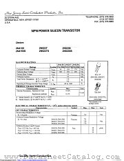 2N5237 datasheet pdf New Jersey Semiconductor