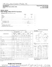2N5240 datasheet pdf New Jersey Semiconductor