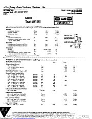 2N5365 datasheet pdf New Jersey Semiconductor