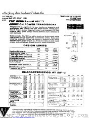 2N540 datasheet pdf New Jersey Semiconductor