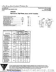 2N5578 datasheet pdf New Jersey Semiconductor