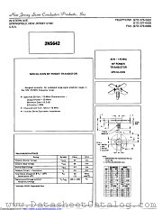 2N5642 datasheet pdf New Jersey Semiconductor
