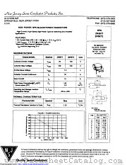 2N5672S datasheet pdf New Jersey Semiconductor