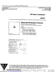 2N5913 datasheet pdf New Jersey Semiconductor