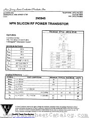 2N5945 datasheet pdf New Jersey Semiconductor