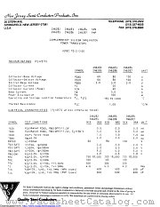 2N6287G datasheet pdf New Jersey Semiconductor