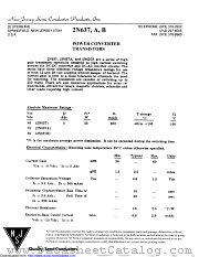 2N637B datasheet pdf New Jersey Semiconductor