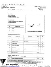 2N6688 datasheet pdf New Jersey Semiconductor