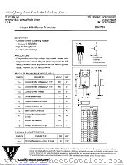 2N6739 datasheet pdf New Jersey Semiconductor
