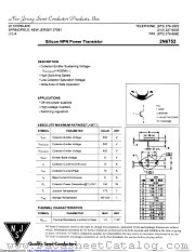 2N6752 datasheet pdf New Jersey Semiconductor