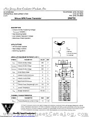 2N6753 datasheet pdf New Jersey Semiconductor