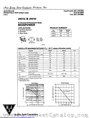 2N6755 datasheet pdf New Jersey Semiconductor