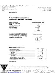 2N6763 datasheet pdf New Jersey Semiconductor