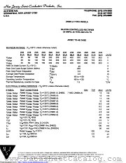 2N692A datasheet pdf New Jersey Semiconductor