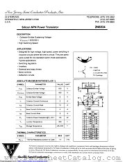2N6834 datasheet pdf New Jersey Semiconductor