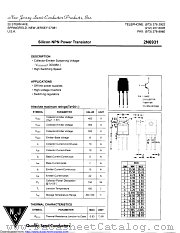 2N6931 datasheet pdf New Jersey Semiconductor