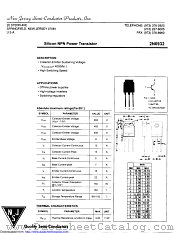 2N6932 datasheet pdf New Jersey Semiconductor