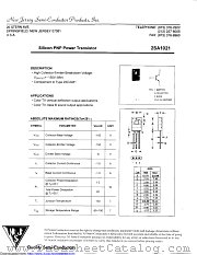 2SA1021 datasheet pdf New Jersey Semiconductor