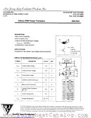 2SA1041 datasheet pdf New Jersey Semiconductor