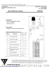 2SA1103 datasheet pdf New Jersey Semiconductor