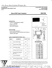 2SA1166 datasheet pdf New Jersey Semiconductor