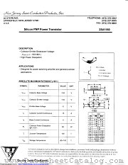 2SA1180 datasheet pdf New Jersey Semiconductor